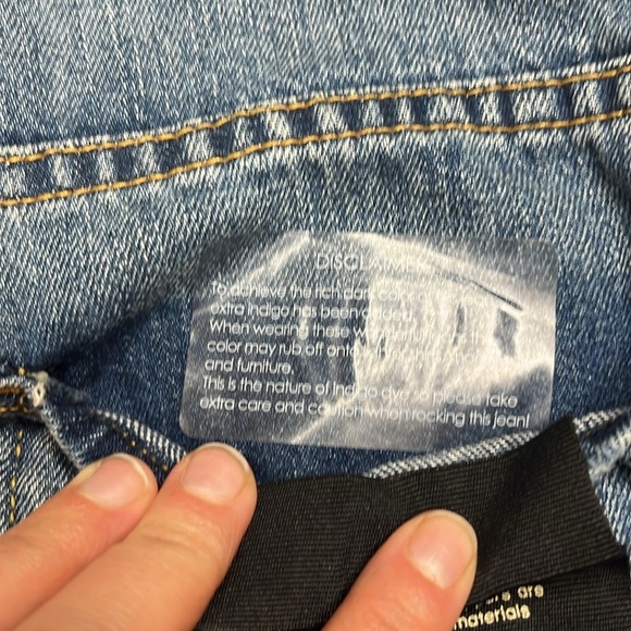 MODERN AMERICAN Jackson The Dad Jean High Rise Relaxed Leg Sz 26 Fidelity Denim - Picture 11 of 11